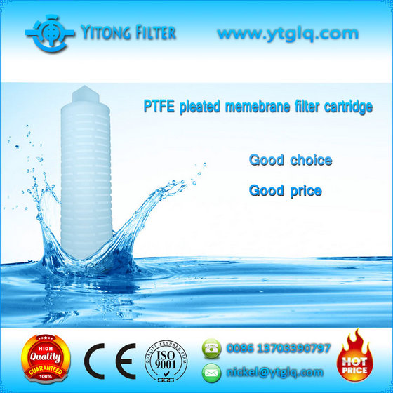 PTFE Pleated Membrane Filter Cartridge image