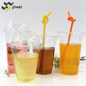 Wholesale transparent container: Takeaway Container Disposable Fruit Juice Coffee Cup, Wholesale Beverage Transparent Plastic Cup