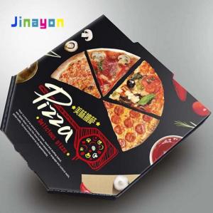 Wholesale pizza: Manufacture Printed Hexagon Craft Pizza Box Food Grade Box MOQ 500