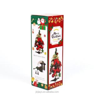 Wholesale corrugated packaging: XMAS Custom Logo Corrugated Paper Box for Christmas Packaging Craft Paper Foil Hot Stamping Finish