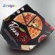 Manufacture Printed Hexagon Craft Pizza Box Food Grade Box MOQ 500