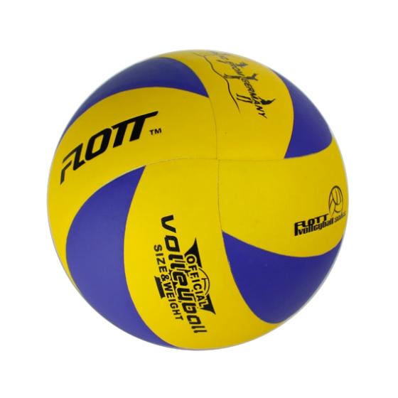 FVO-0202 Flott Sport Goods Size 5 Laminated PU Volleyball Inflated Rubber Machine Sewn Volleyball