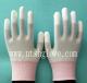 PU Coated Gloves,PU Finger Coated Gloves 13G Polyester Liner with PU Finger Coating