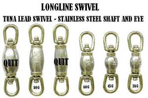 Wholesale lead: Longline Swivels - Tuna Lead Swivel