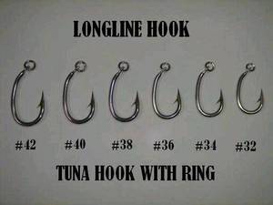 Wholesale tuna: Longline Hooks - SS Tuna Hook with Ring