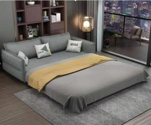 Wholesale bed designs: Modern New Design Sofa Cum Bed Wholesale Home Living Room Furniture Fabric Sofa Bed Easy Installatio