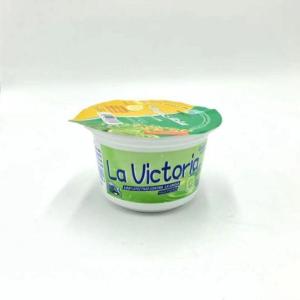Wholesale yogurt: Green 16 Oz Frozen Plastic Yogurt Cups Anti Chapping 8g Weight