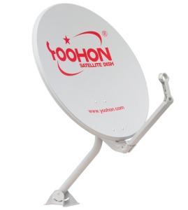 Wholesale satellite receiver: 55cm KU Band Offset Satellite Dish Antenna Satellite Dish Outdoor Type