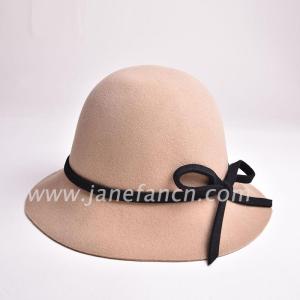 Wholesale fashional: Fashion Good Quality Woman Cloche Wool Felt Hat