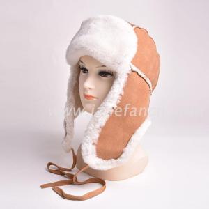 Wholesale Winter Hats: China Sheepskin Bomber Cap Winter Lamb Fur Trapper Fur Hats