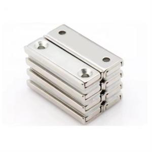 Wholesale Magnetic Materials: Rectangular Block Channel Flat Screw Magnetic Holding Neodymium Pot Magnets