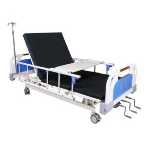 Wholesale medical bed: Medical Bed Manufacture Healthcare 3 Cranks Three Function Manual Medical Hospital Bed