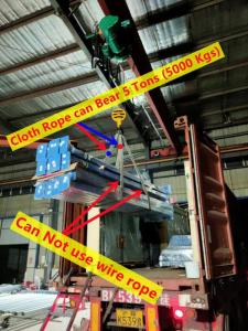 Wholesale container crane china: Unloading Safety Attention for Padel Court in 2023