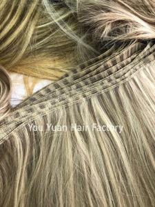 Wholesale weaving hair: Factory Wholesale Human Hair Weft Double Drawn Hair Weaves