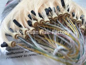 Wholesale micro ring: Factory Wholesale Micro Loop Ring Hair Extensions Double Drawn Human Virgin Remy Hair