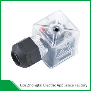 Wholesale cable gland: Form A AC DC External Thread DIN Solenoid Valve Connector with LED Waterproof IP67