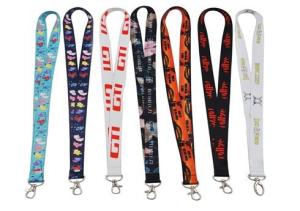 Wholesale mobile phone accessories: Custom Full Color Heat Transfer Lanyards Wholesale