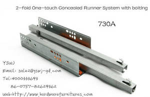2-fold Push-opening Concealed Runner  YS720F