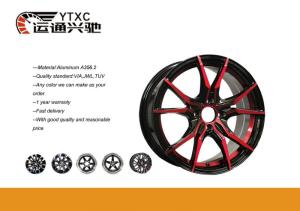 Wholesale rims wheels: 14 15 16 Inch Alloy Wheel with Pcd 100-114.3 Tuning Wheels Black Machine Face JWL VIA TEST