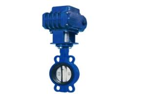 Wholesale y electric motor: Cast Iron Butterfly Vavle  D971X-10/10Q/16/16Q Electric Drive Type Butterfly Valve