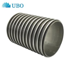 Wholesale reinforced strainer: Reverse Formed Wedge Wire Pipe