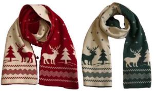 Wholesale knitting scarf: Christmas Knitting Elk Scarf