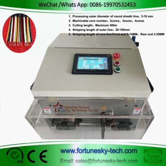 Sell Automatic H05VV-F Multi Conductor Cable Stripping Machine