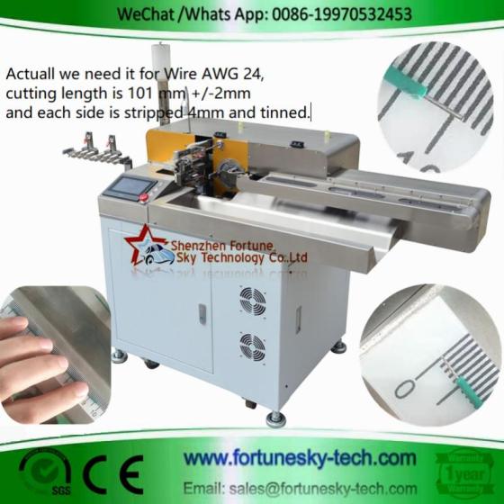 Sell Fully Automatic Double-ends Wire Cut Strip Twist Dip Soldering Machine