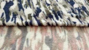 Wholesale winter jackets: Camouflage Jacket Polyester Winter Garment Fleece Knitting Home Textile Sofa Curtain Furniture Fabri