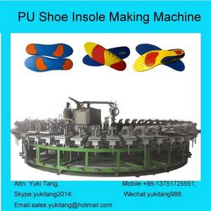Wholesale injection moulding machine: PU Injection Moulding Machinery PU Insole Material Making Machine