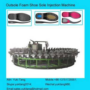 Wholesale outsole: China PU Machinery Outsole Foam Shoe Sole Injuction Machine