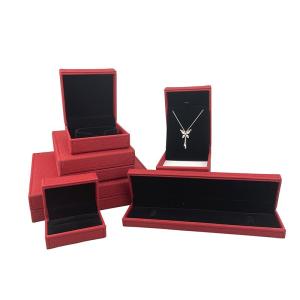 Wholesale luxury presentation boxes: Luxury Leather Weave Style Jewelry Box