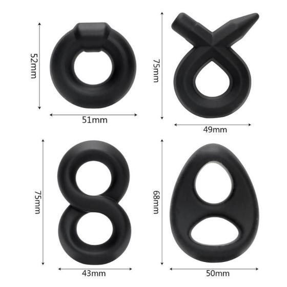 Premium Stretchy Silicone Cock Ring For Enhancing Erection Smooth Soft