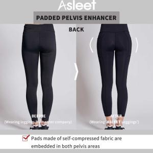 Wholesale waist: Women Yoga Pilates Gym Hip Butt Booty Padded Enhancer Sexy Body High Waist Buttocks Ankle Leggings