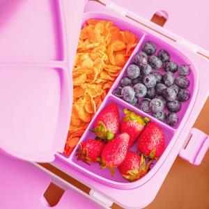 Wholesale safety food: Singapore's All in One Kids Eating Tray & Bowl Lunchbox Set
