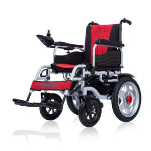 Wholesale wheelchair cushion: Selling ET300 All Aluminum Alloy Disabled Care Portable Foldable Lightweight Power Wheelchair