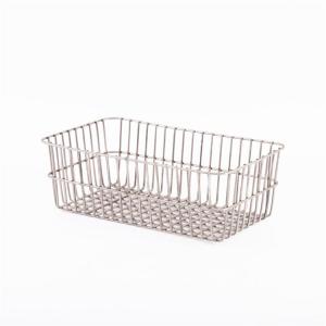 Wholesale wire wire mesh: Customized Stainless Steel Wire Mesh Storage Basket with Handle