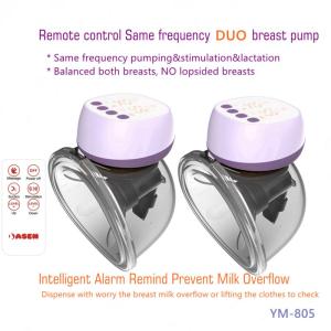 Wholesale w: Baby Feeding Wireless Wearable Painless Pump Breast Pump with Remote Control Synchronized Pumping