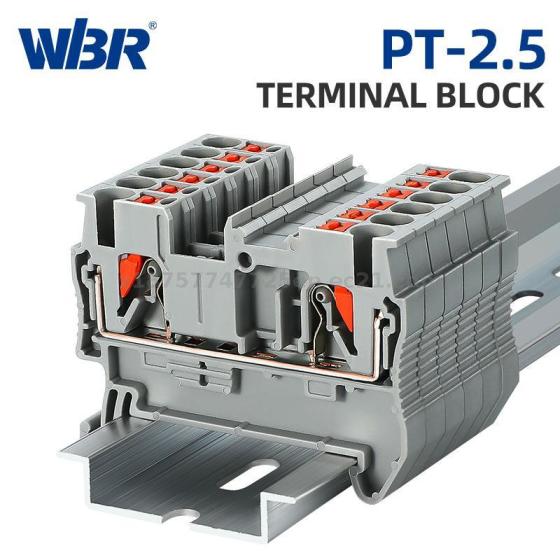 DIN Terminal Block Push in Terminal Block Spring Terminal Block