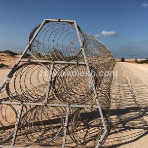 Wholesale security barrier: Razor Wire Mobile Security Barrier System