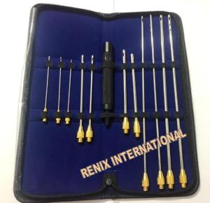 Wholesale surgical: Liposuction Cannula Set for Plastic Surgery