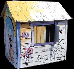 Sell diy toy, puzzle, jigsaw, painting house, children playing house
