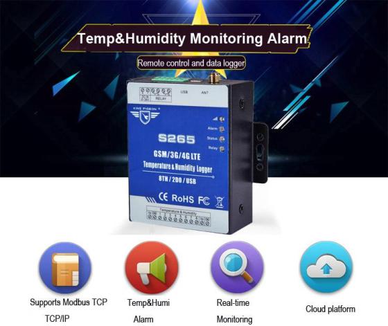 S265 Temperature &Humidity Monitoring Alarm