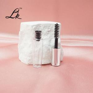 Wholesale custom label printing: Wholesale ABS PE Plastic Mascara Containers Cosmetics PETG Square Custom Logo Hot Stamping Labeling