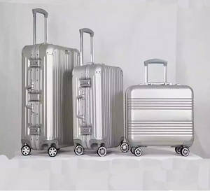 Wholesale swivel casters wheels: Aluminum Luggage Suitcase Trolley Luggage 18