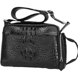 Wholesale crocs charms: Croc Bone Skin Mens Bag Briefcase Business Bag Handbag