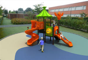 Wholesale w: Hot Sell Kids Outdoor Playground Swing and Slide Equipment