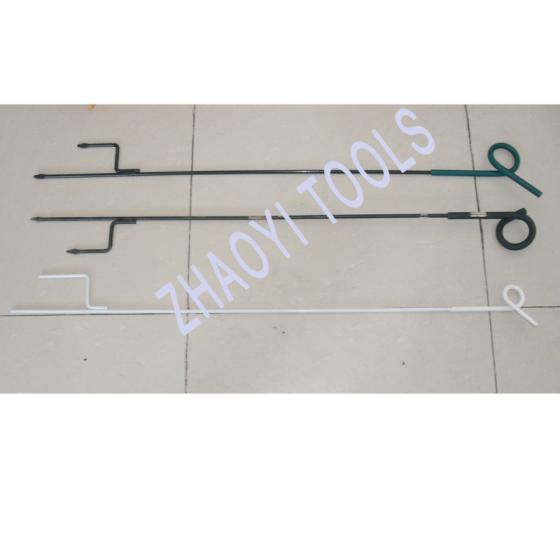 Pigtail Top Metal Shaft Portable Step-in Treading-in Plug-in Paddock Pasture Fencing Posts