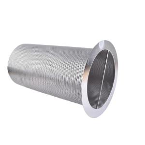 Wholesale rectangular steel pipe: 100 Mesh Stainlesss Steel Wire Mesh Basket Filter Tube for Plate Heat Exchanger with Handle