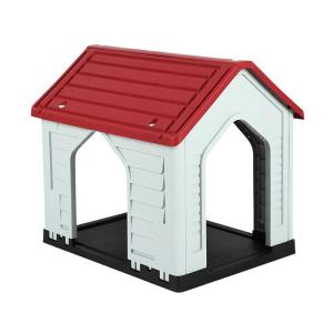 Wholesale newest style: Plastic Dog Kennel House for Small Medium Size PET Dogs Cats
